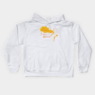 I can't I have dance Yellow on Yellow Kids Hoodie